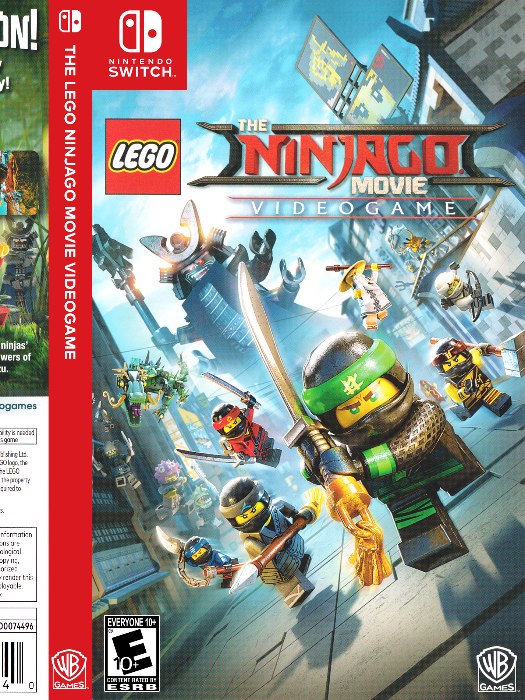 Lego ninjago videogame Nintendo Switch boş oyun kutusu ve kapak baskısı