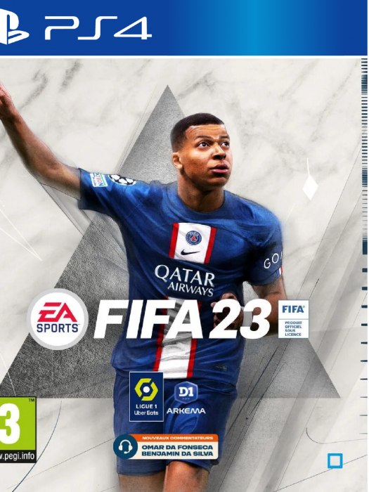 Fifa 2023 PS4 boş oyun kutusu ve kapak baskısı