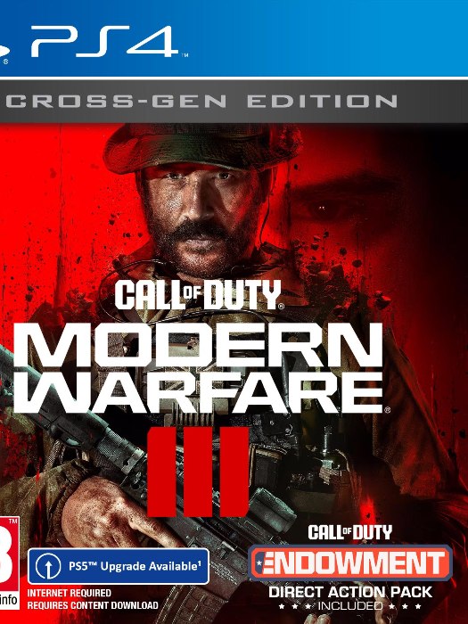 Call Of Duty Modern Warfare 3 PS4 boş oyun kutusu ve kapak baskısı