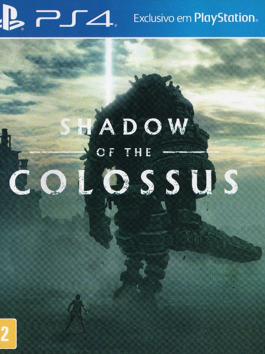 Shadow Of Colossus PS4 boş oyun kutusu ve kapak baskısı
