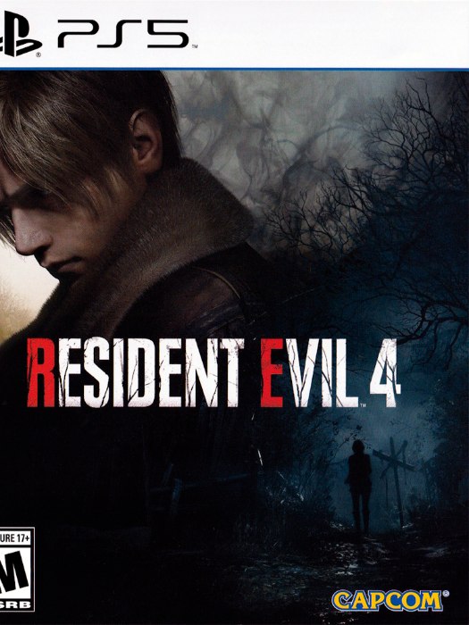 Resident Evil 4 PS5 boş oyun kutusu ve kapak baskısı