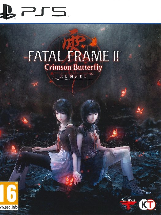 Fatal frame 2 crimson butterfly remake ps5 boş oyun kutusu ve kapak baskısı