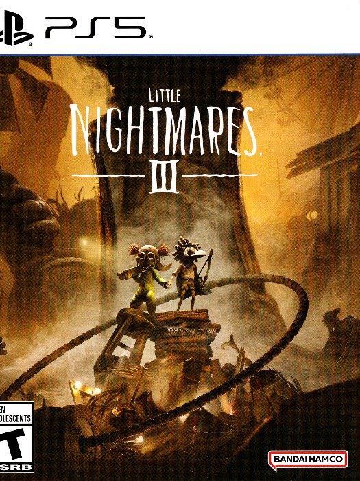 Little nightmares 3 PS5 boş oyun kutusu ve kapak baskısı