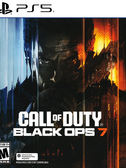 Call of duty black ops 7 ps5 boş oyun kutusu ve kapak baskısı