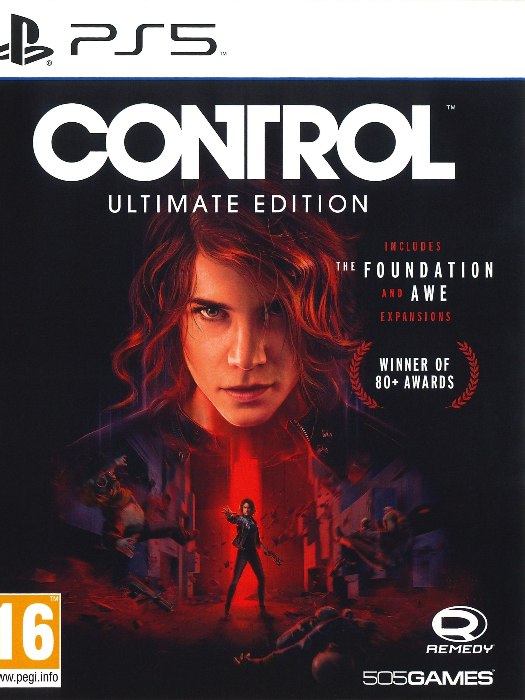 Control ultimate edition ps5 boş oyun kutusu ve kapak baskısı