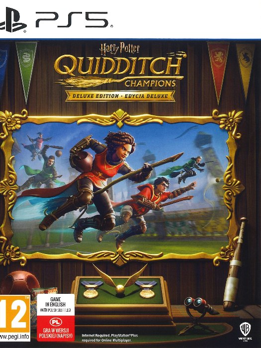 Harry potter quidditch champions ps5 boş oyun kutusu ve kapak baskısı