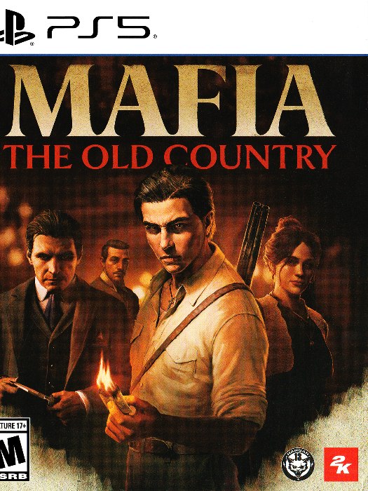 Mafia the old country ps5 boş oyun kutusu ve kapak baskısı