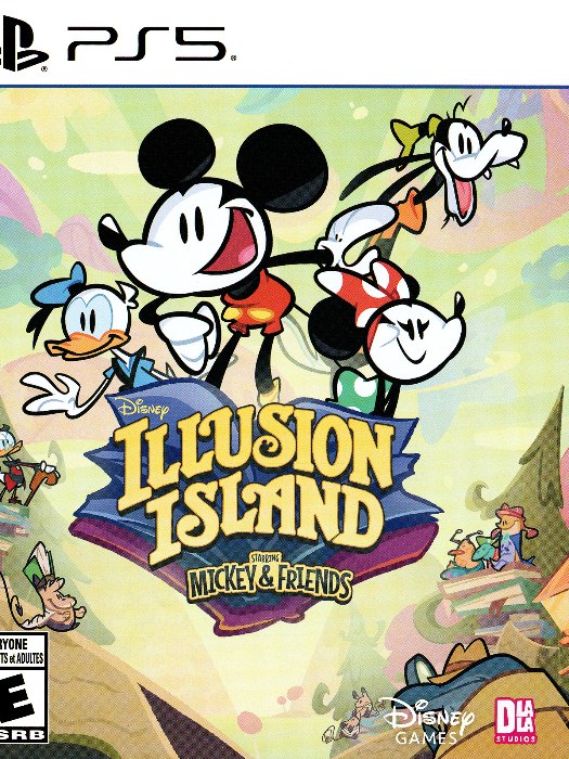 Disney illusion island ps5 boş oyun kutusu ve kapak baskısı