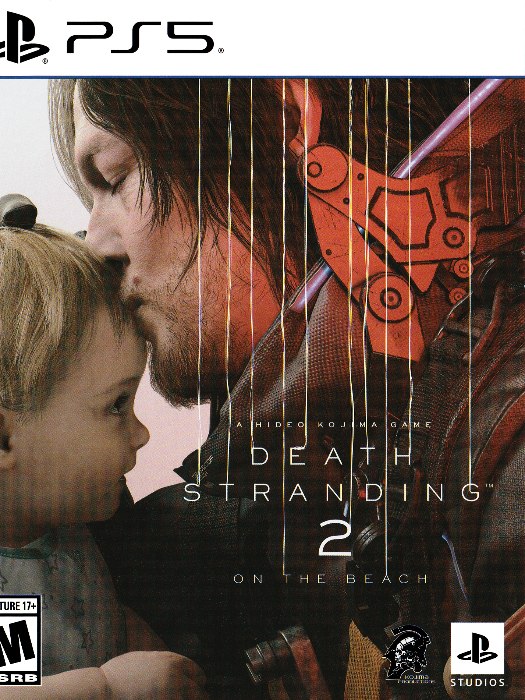 Death stranding 2 on the beach ps5 boş oyun kutusu ve kapak baskısı