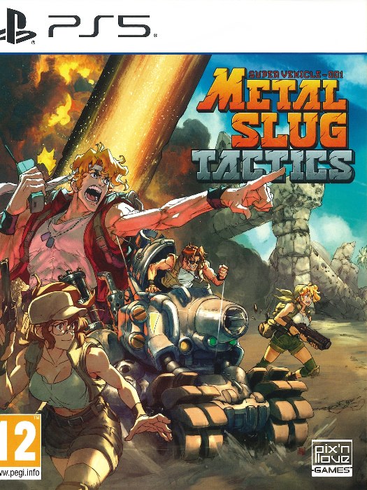 Metal slug tactics ps5 boş oyun kutusu ve kapak baskısı