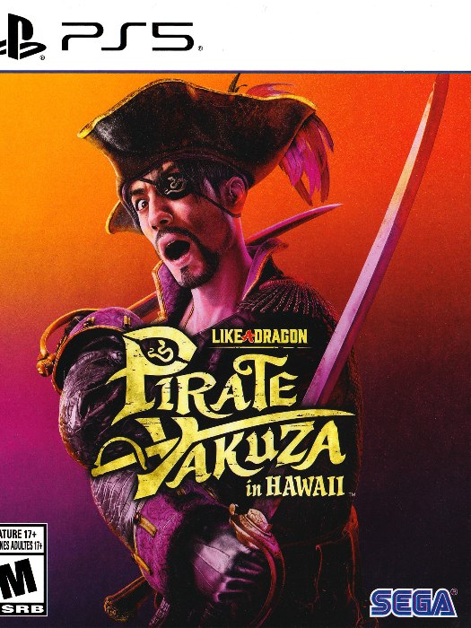 Like a dragon pirate yakuza ps5 boş oyun kutusu ve kapak baskısı