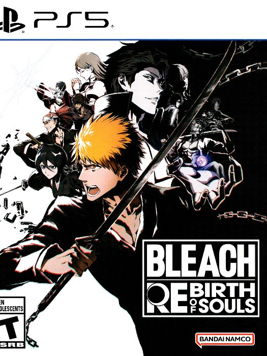 Bleach rebirth of souls ps5 boş oyun kutusu ve kapak baskısı