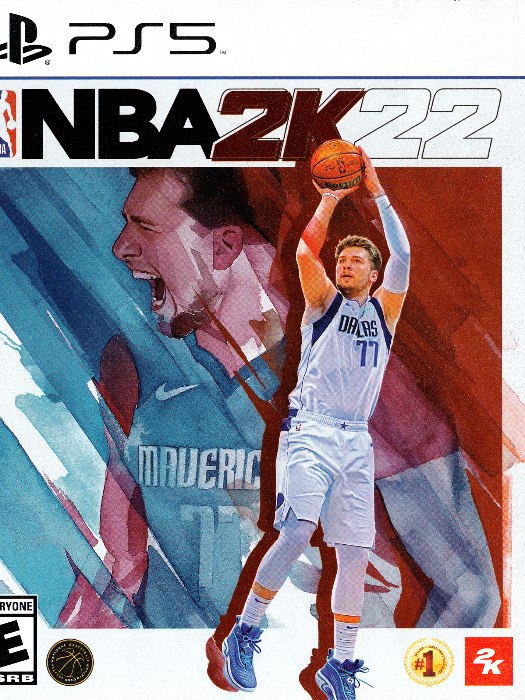 Nba2k22 ps5 boş oyun kutusu ve kapak baskısı