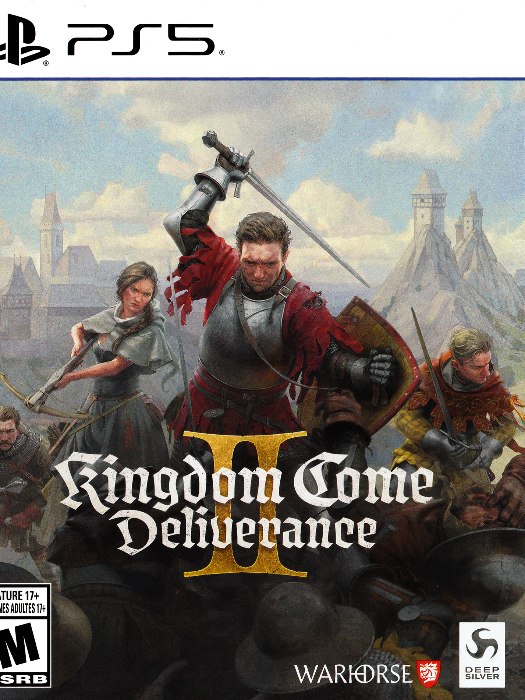Kingdom come deliverance 2 ps5 boş oyun kutusu ve kapak baskısı