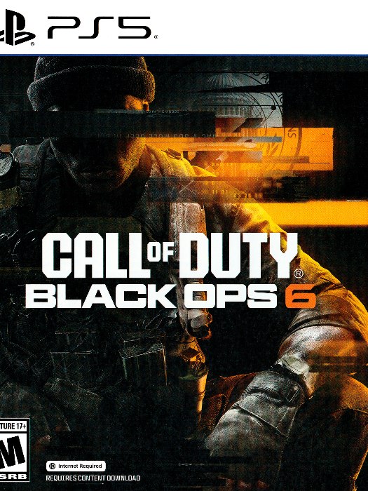 Call of duty black ops 6 ps5 boş oyun kutusu ve kapak baskısı