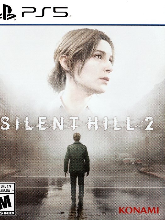 Silent hill 2 ps5 boş oyun kutusu ve kapak baskısı