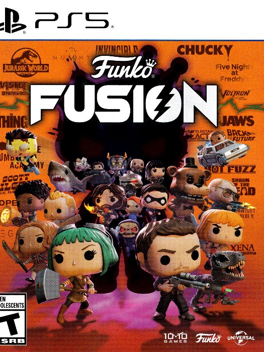 Funko fusion ps5 boş oyun kutusu ve kapak baskısı