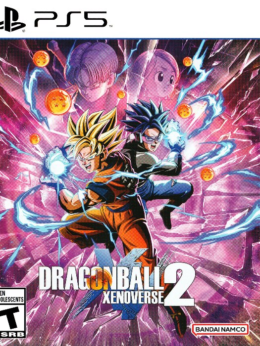 Dragon ball xenoverse 2 ps5 boş oyun kutusu ve kapak baskısı