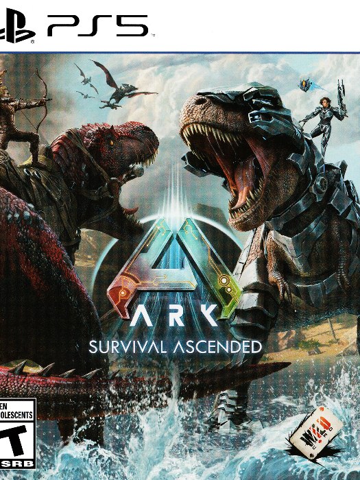 Ark survival ascended ps5 boş oyun kutusu ve kapak baskısı