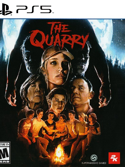 The quary ps5 boş oyun kutusu ve kapak baskısı