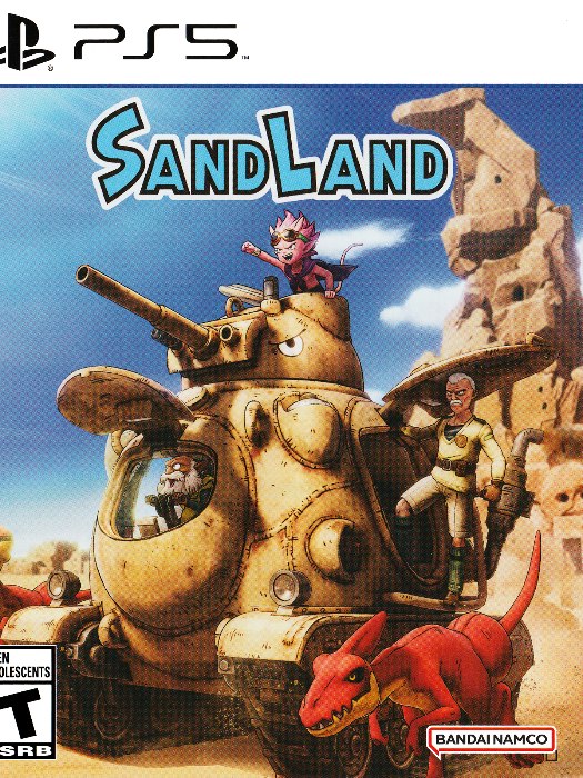 Sandland ps5 boş oyun kutusu ve kapak baskısı