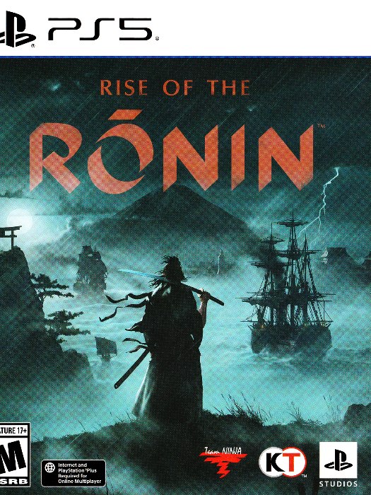 Rise of the ronin ps5 boş oyun kutusu ve kapak baskısı