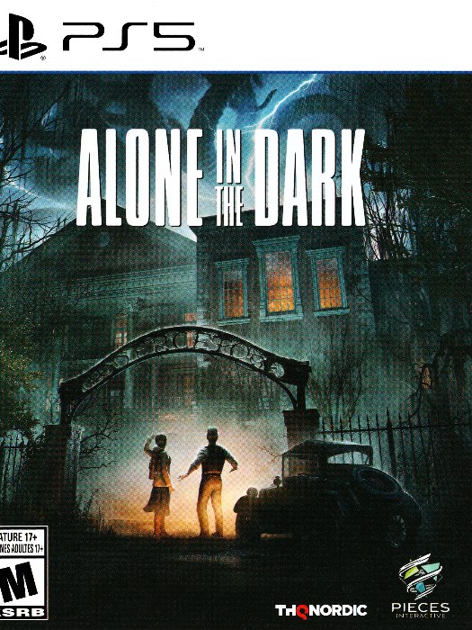 Alone in the dark ps5 boş oyun kutusu ve kapak baskısı