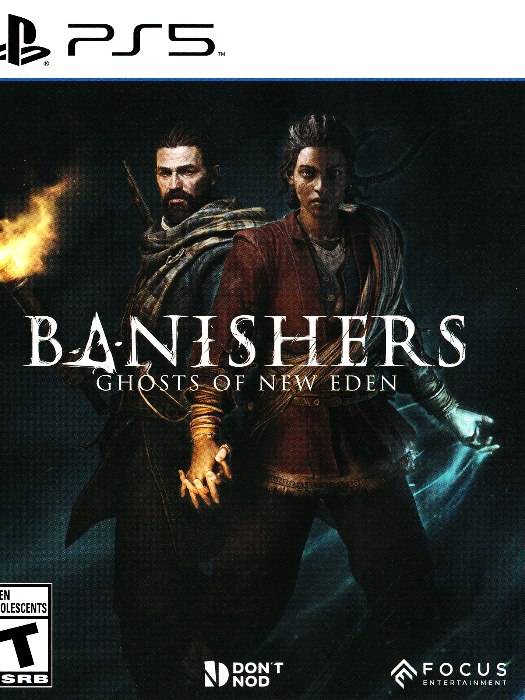 Banishers ghosts of new eden ps5 boş oyun kutusu ve kapak baskısı