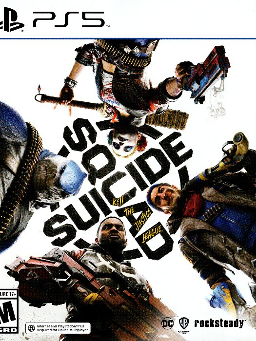 Suicide squad kill the justice league ps5 boş oyun kutusu ve kapak baskısı