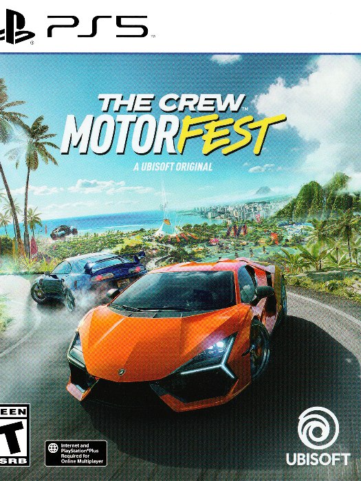 The crew motorfest ps5 boş oyun kutusu ve kapak baskısı