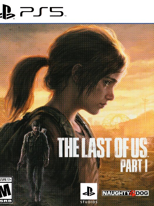 The last of us part 1 ps5 boş oyun kutusu ve kapak baskısı