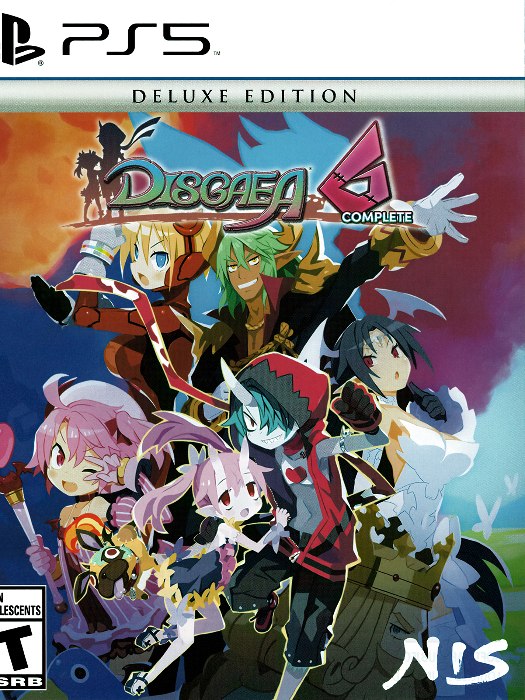 Disgaea 6 complete deluxe edition ps5 boş oyun kutusu ve kapak baskısı