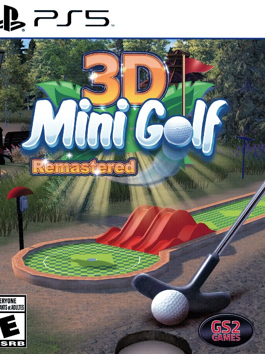 3d minigolf remastered ps5 boş oyun kutusu ve kapak baskısı