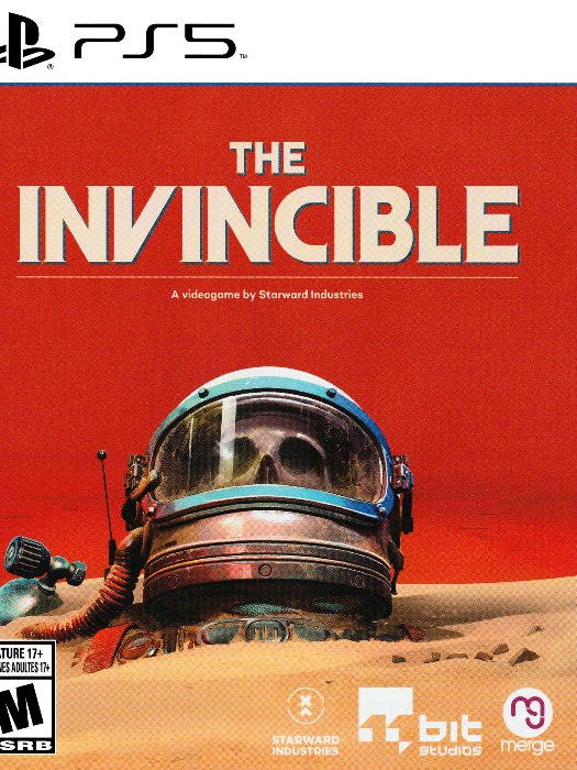 The invincible ps5 boş oyun kutusu ve kapak baskısı