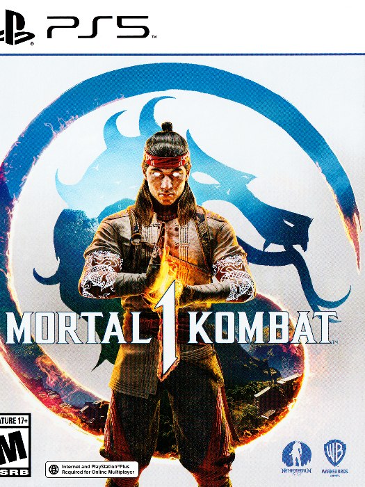 Mortal 1 kombat ps5 boş oyun kutusu ve kapak baskısı