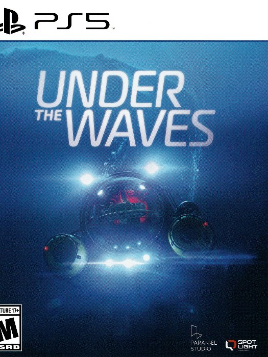 Under the waves ps5 boş oyun kutusu ve kapak baskısı