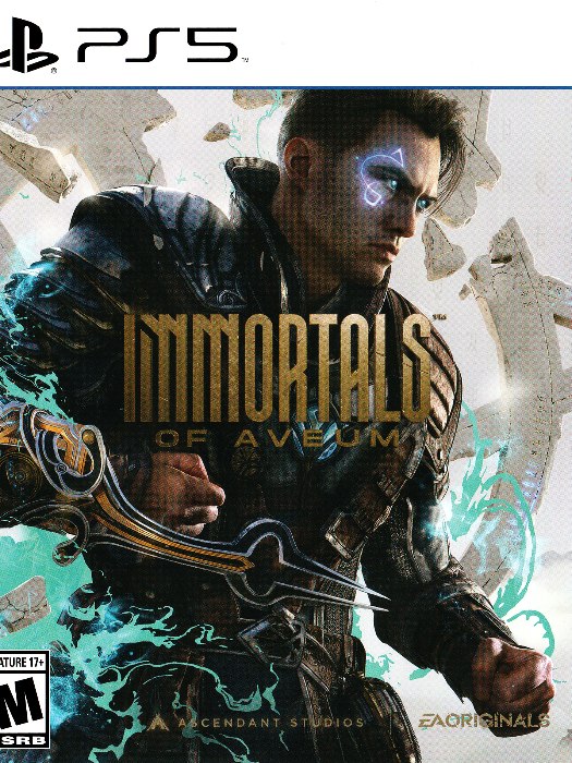 Immortals of aveum ps5 boş oyun kutusu ve kapak baskısı
