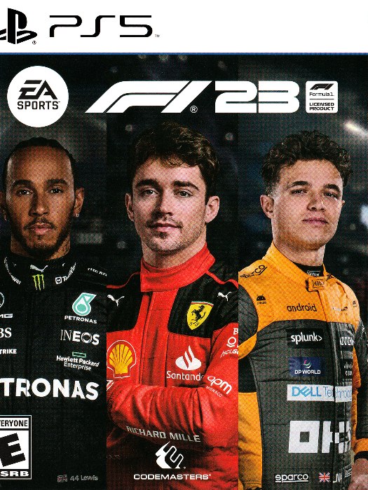 F1 2023 ps5 boş oyun kutusu ve kapak baskısı