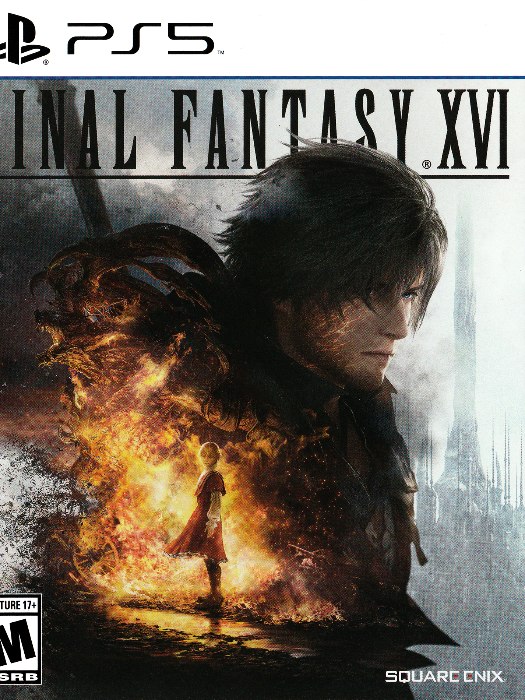 Final fantasy XVI ps5 boş oyun kutusu ve kapak baskısı