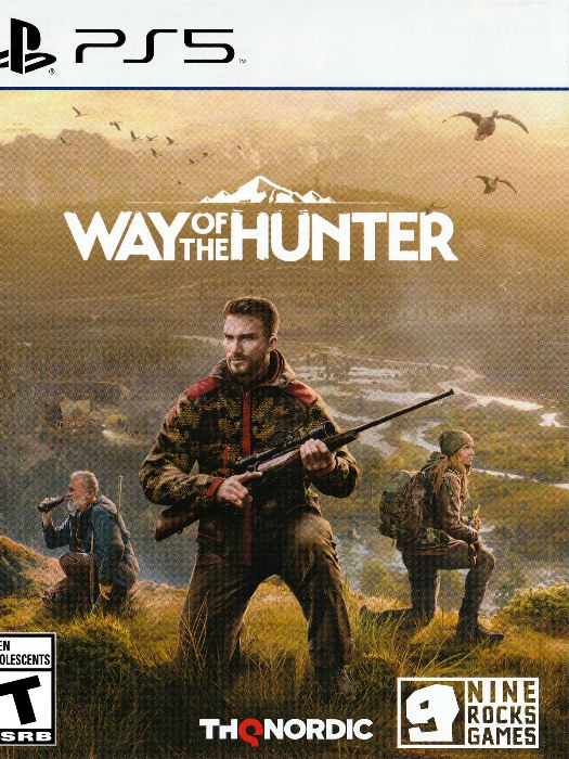 Way of the hunter ps5 boş oyun kutusu ve kapak baskısı