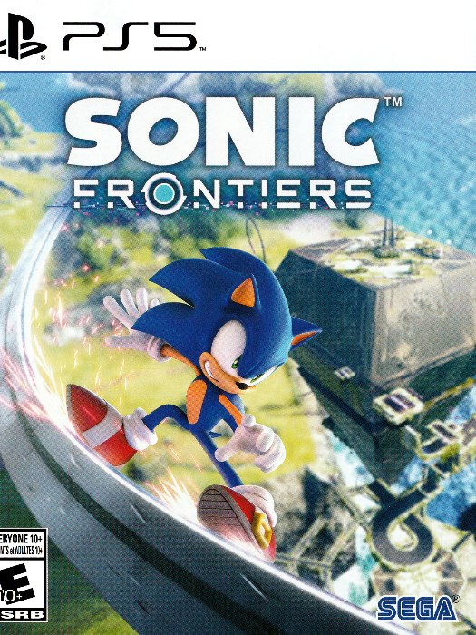 Sonic frontiers ps5 boş oyun kutusu ve kapak baskısı