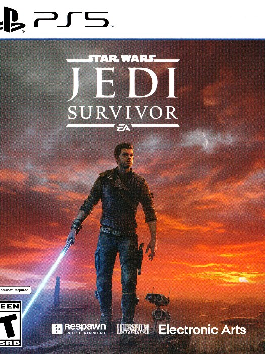 Star wars jedi survivor ps5 boş oyun kutusu ve kapak baskısı