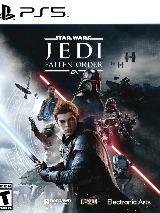 Star wars jedi fallen order ps5 boş oyun kutusu ve kapak baskısı