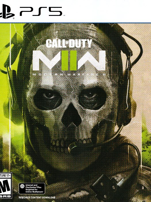 Call of duty modern warfare 2 ps5 boş oyun kutusu ve kapak baskısı