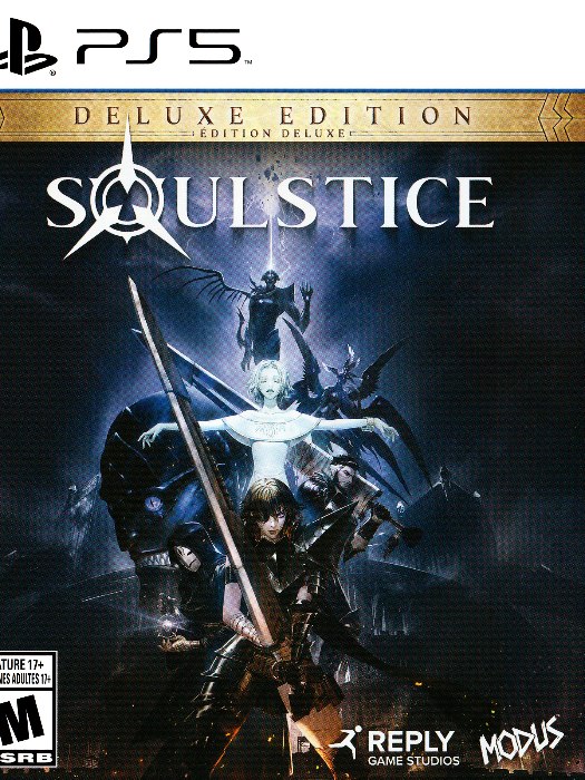 Soulstice deluxe edition ps5 boş oyun kutusu ve kapak baskısı