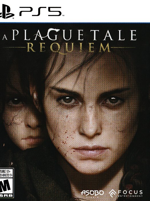 A plague tale requiem ps5 boş oyun kutusu ve kapak baskısı