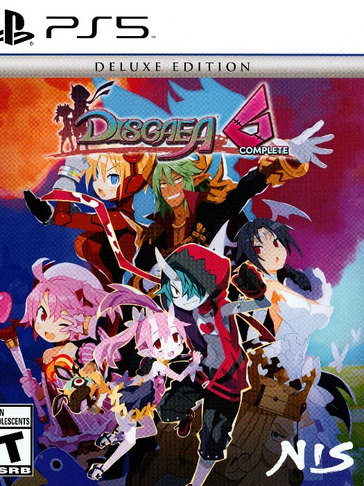 Disogaea 6 complete ps5 boş oyun kutusu ve kapak baskısı