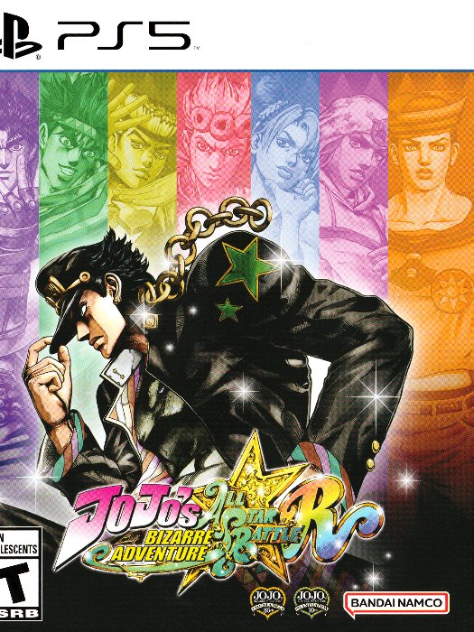 Jojo bizarre adventure all star battle ps5 boş oyun kutusu ve kapak baskısı