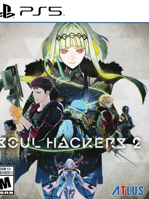 Soul-hackers 2 ps5 boş oyun kutusu ve kapak baskısı