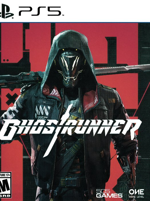 Ghostrunner ps5 boş oyun kutusu ve kapak baskısı